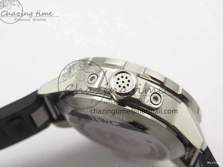 MIROTIME 0111 Aquatimer Chrono IW376803 V6F 1:1 Best Edition Blue Dial on Ruber Strap A Neat 7083